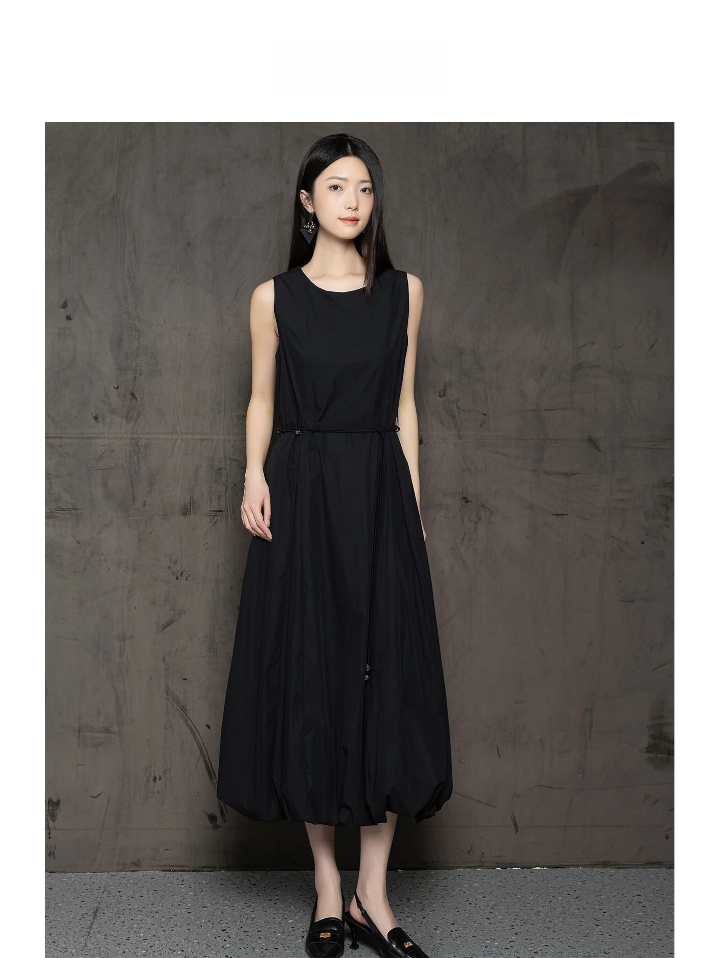 

Длинная юбка А-силуэта для женщин, летняя новинка, с круглым вырезом, расклешенная, с эффектом стройности, с высокой талией, из сетчатого волокна, повседневная одежда