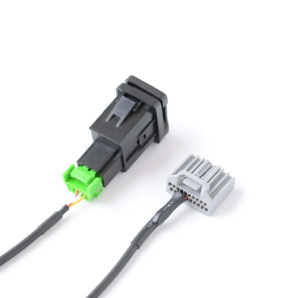 Car CD Radio Stereo 3.5mm Music Auxiliary In Jack Aux Input Cable Adapter For Honda CRV Civic 8 Generation Accord