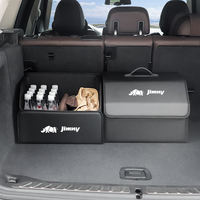 Car Trunk Storage Bag Leather Camping Box Collapsible For Suzuki Jimny Swift Grand Vitara Ignis Kizashi SX4 Scross Alivio DZire