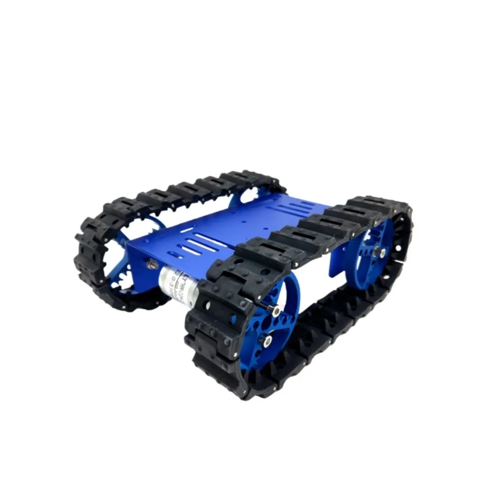 Tracked Intelligent Tank Car Robot Experimental Model Open-Source Learning Development Rubber Track Chassis