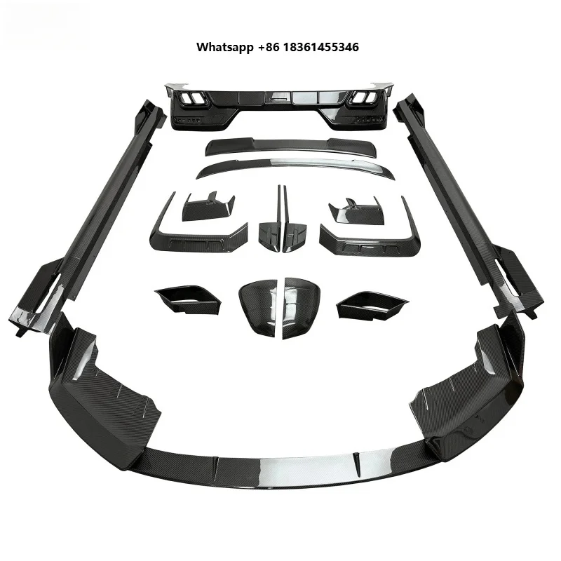 For Series G70 2023-2024 Diffuser Spoiler Mirror Cover S Durable Premium Car Accessories MSY Style Dry Carbon Fiber Body Kits