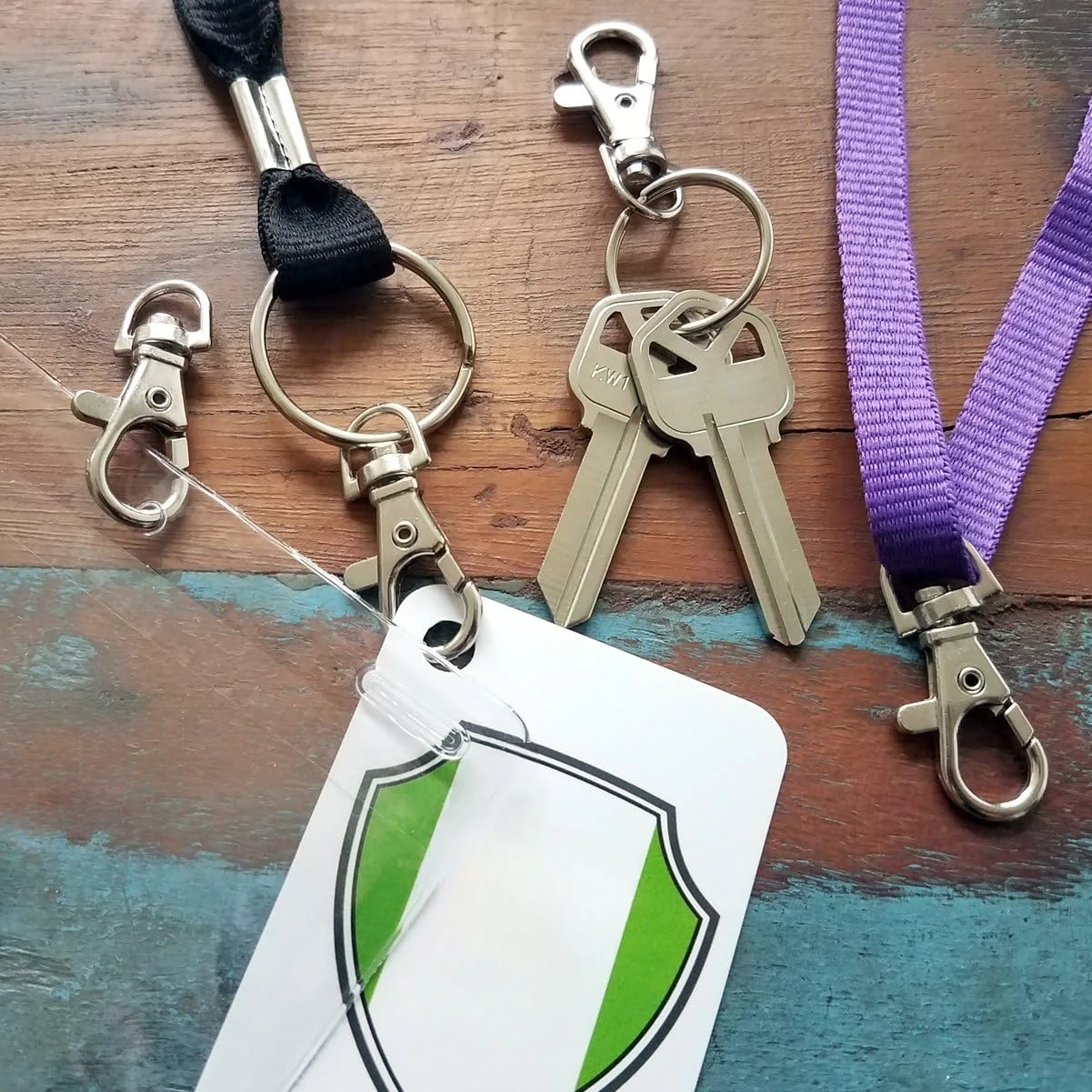 10 Stück Legierungs-Drehkarabinerhaken D-Ring Karabiner Schlüsselanhänger Gürtelschnalle Zubehör für DIY-Bastelarbeiten Schmuck Lanyard Kette – Detail 4