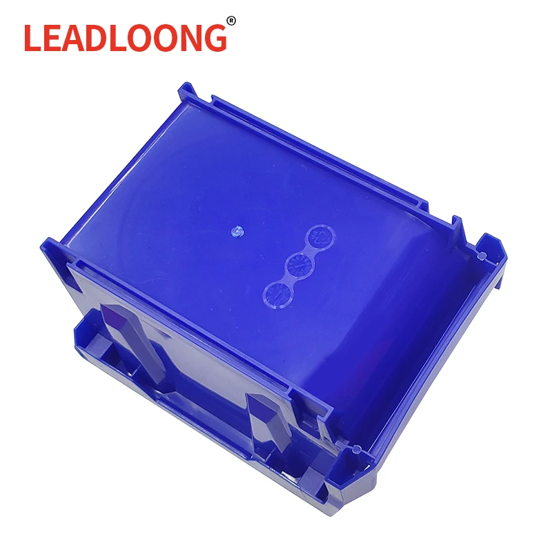 LEADLOONG V2 Part Bin 12pcs 8 X5x4in/20*13*11cm Sundries Tool Organizer Box Suitable For Office Desk And Car Accessories Storage