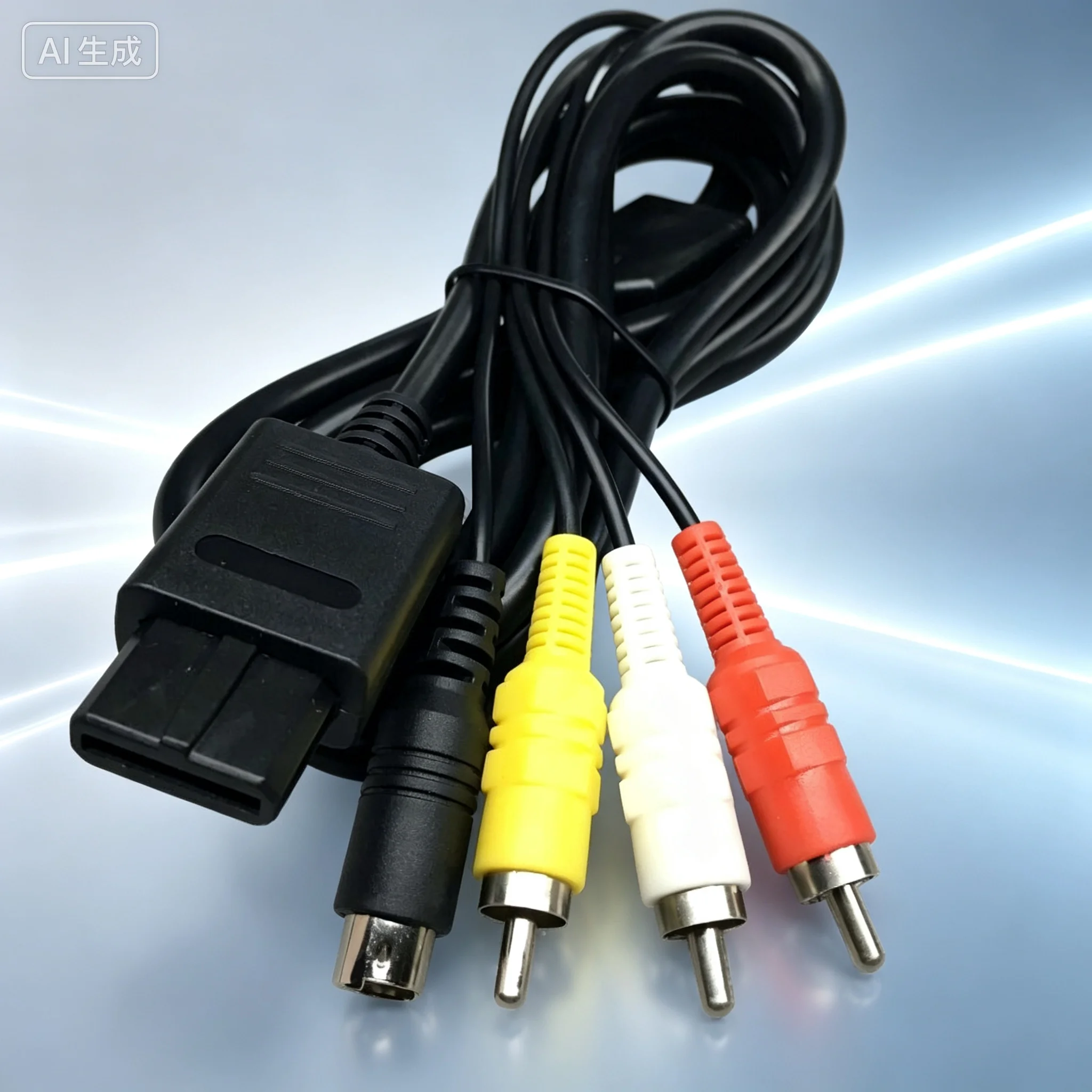 Heavy‑Duty S‑AV Cable for Nintendo NGC N64 SFC Consoles