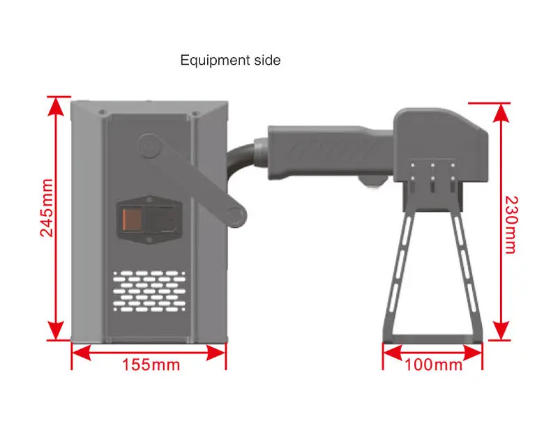 Laser logo printer for printing names on metal plastic fiber laser engraving machine metal surface laser printer