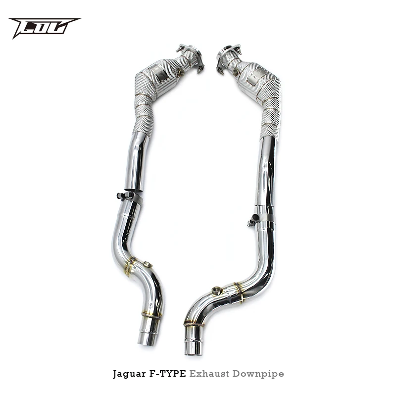 Boska Downpipe For Jaguar F-TYPE 3.0T 2017-2021 High flow catted downpipe Exhaust Downpipe