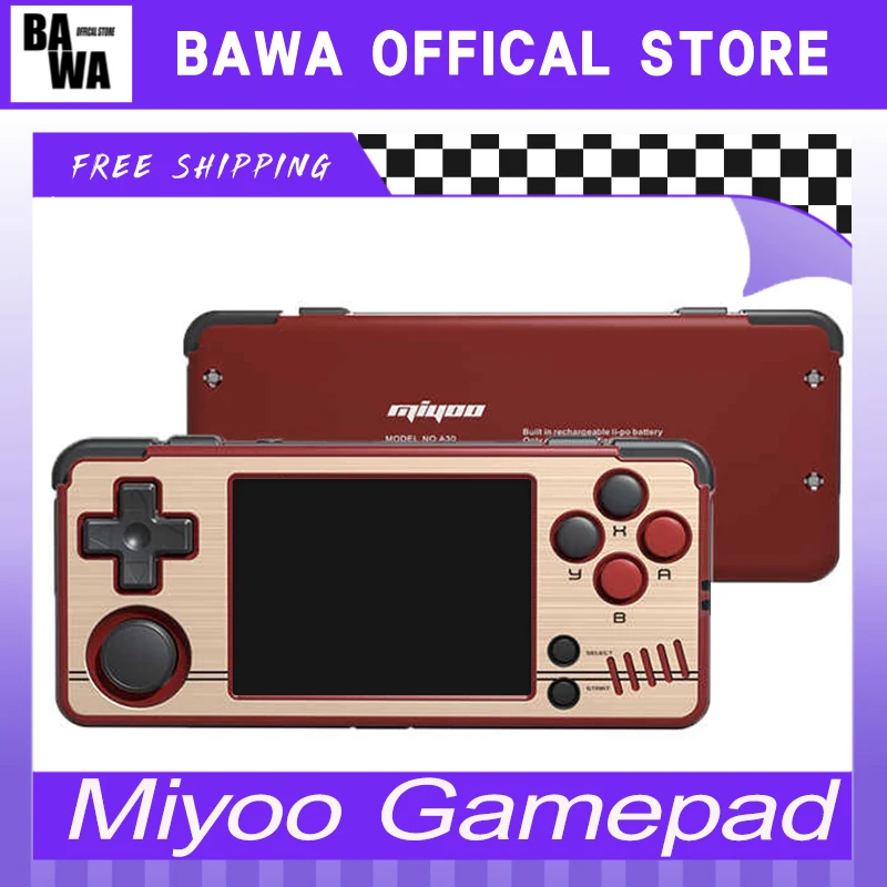 

Miyoo A30 Portable PSP Handheld Game Console 2.8 Inch Screen Mini Game Player Ips 640*480 Custom Pocket-Size Linux System