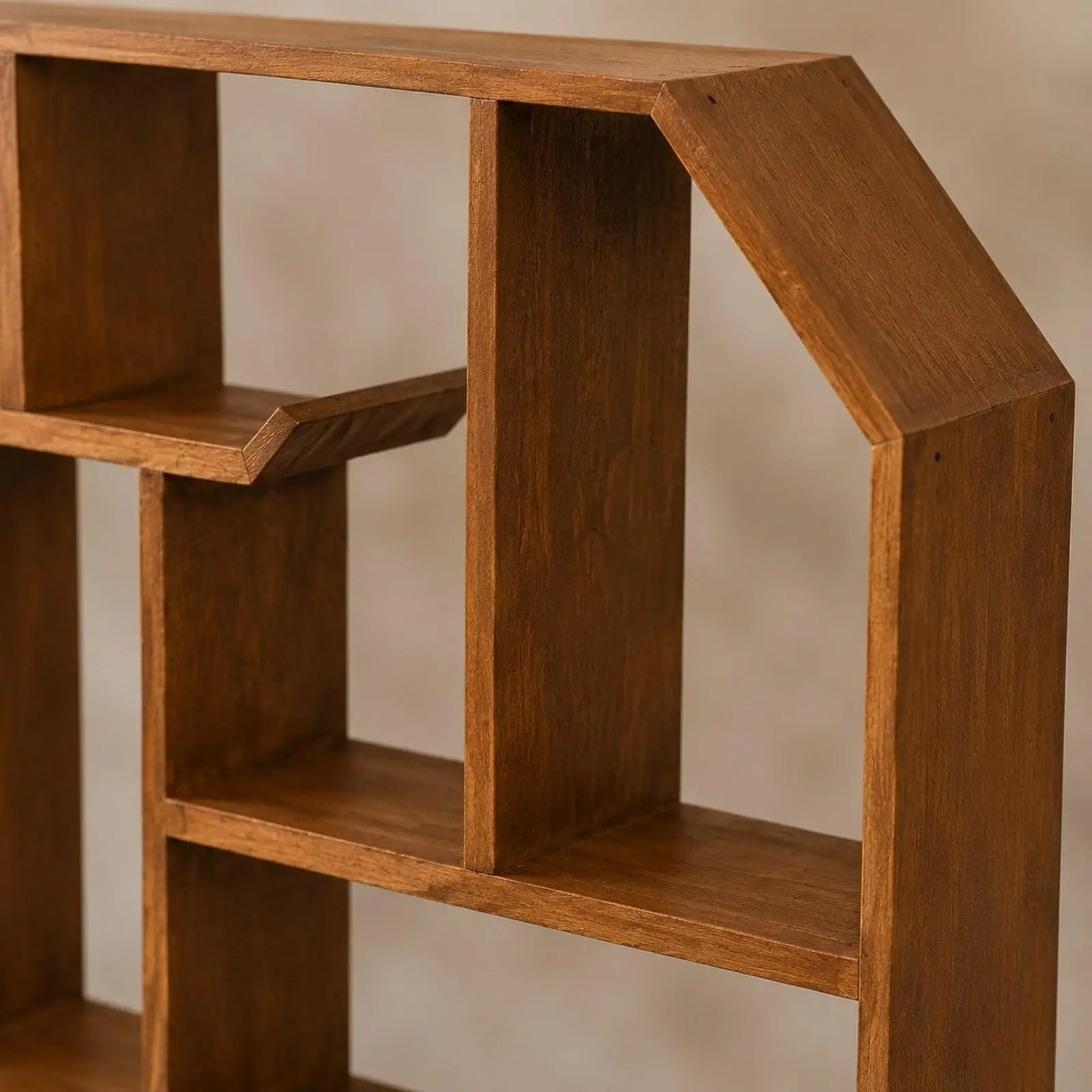 

Wall Display Shelf Wood Shelf Multipurpose Easy to Install Storage Rack Storage Organizer for Collections Office