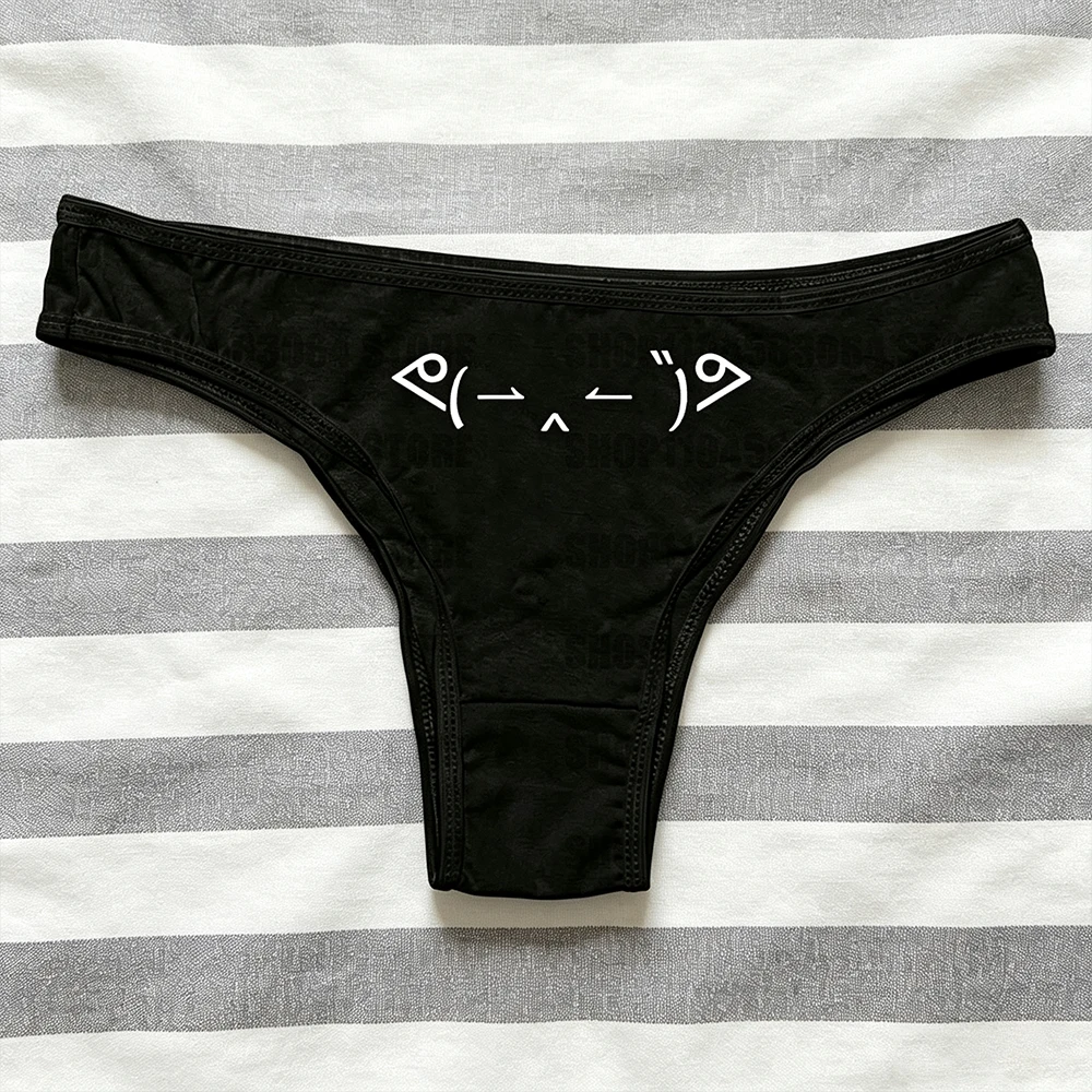 2000s Gothic streetwear retro patterned underwear Y2k style triangle underwear punk cool girl 90s