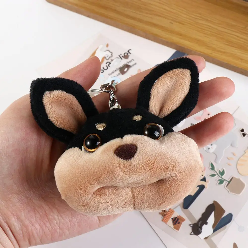 

Cartoon Bee Dog Plush Doll Keychain Stuffed Bee Dog Plush Bee Dog Keyring Creative Funny Bee Dog Plush Keychain