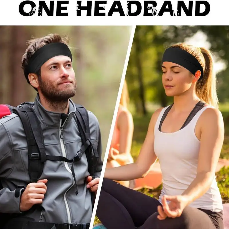 Workout Headbands For Women Breathable Sports Headband Running Headband Comfortable Sweat Wicking Headband Workout Headbands For