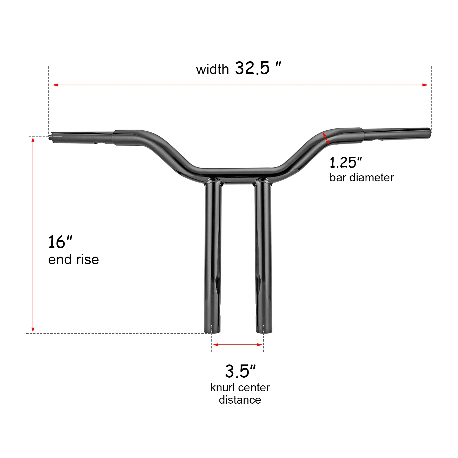 For Harley-Davidson Dyna Softail Sportster Model 1996-2024 Gloss Black 16