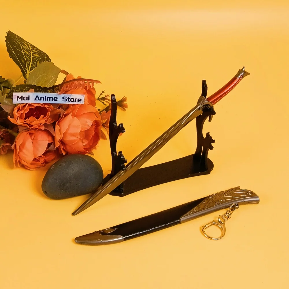 8.6 polegada baggins anel katana glamourosa narthil anel aragorn espada samurai metal ninja faca espada real japonês katana brinquedo presente