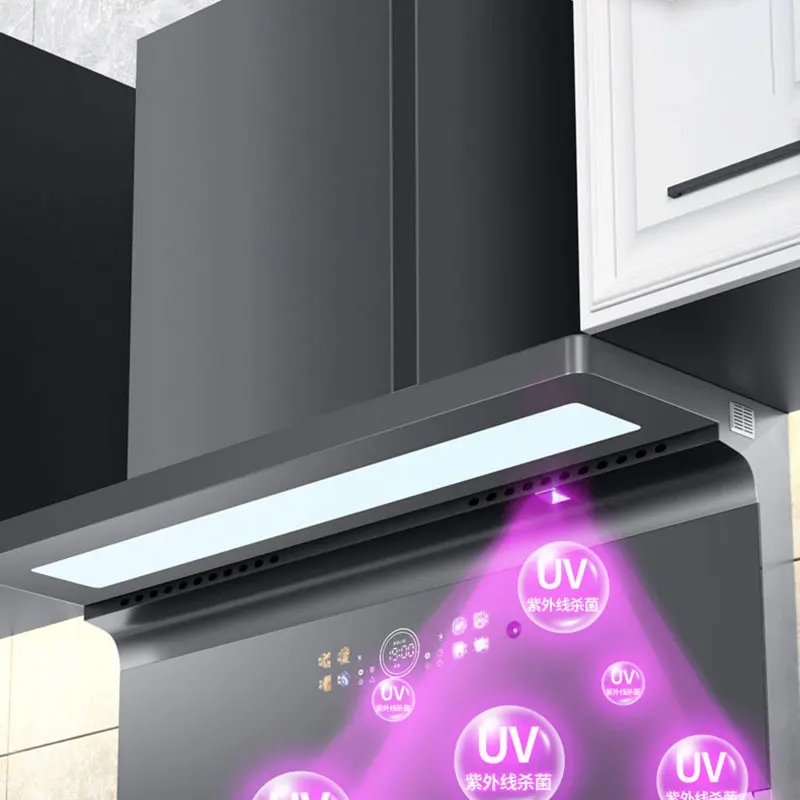 

Intelligent Voice Range Hood Side Suction Range Hood Frequency Conversion 7-shaped Range Hood