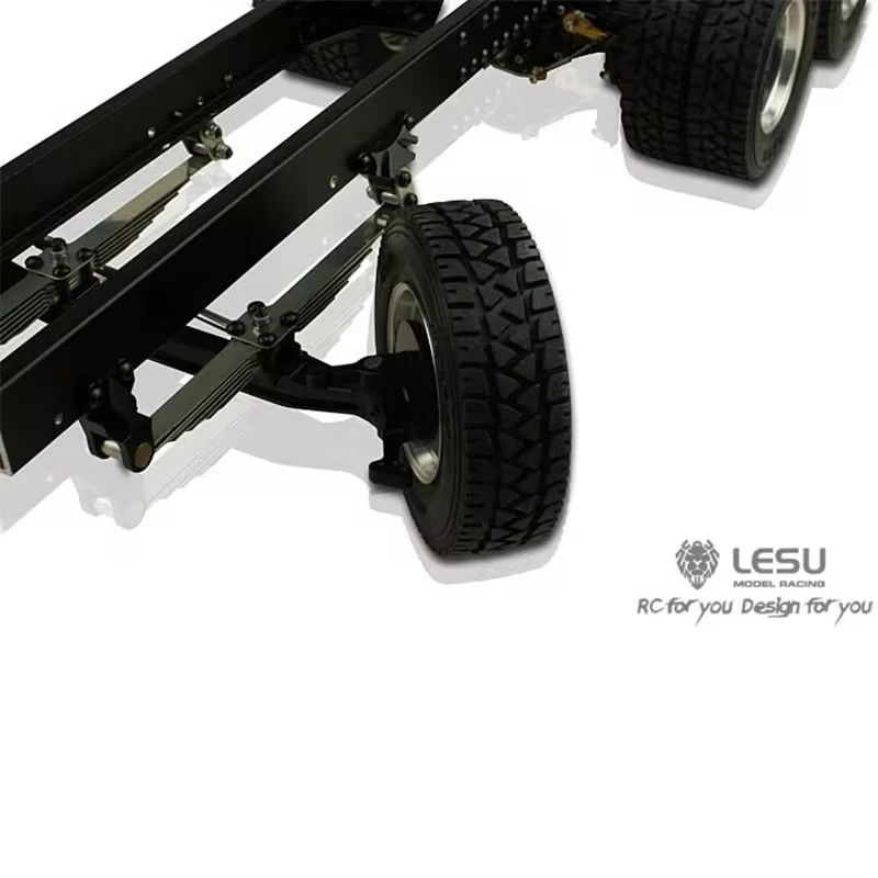 LESU 1/16 รถบรรทุกรถแทรกเตอร์ DIY เยอรมัน bruder ยาง RC อุปกรณ์เสริมรุ่น 60001 แผนที่ด้านหน้ากว้างยาง