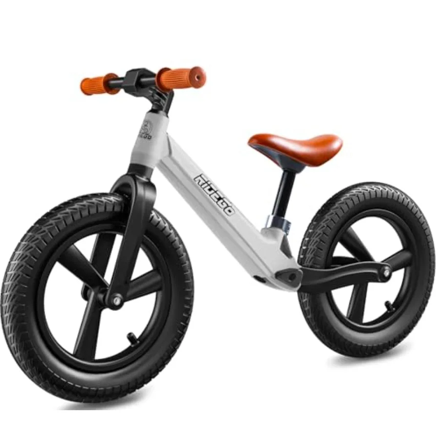 Rowerek biegowy 14 cali dla dzieci w wieku 3-6 lat, lekki pojazd do jeżdżenia z regulowanym siedziskiem i oponami z gumy powietrznej, idealny prezent urodzinowy.