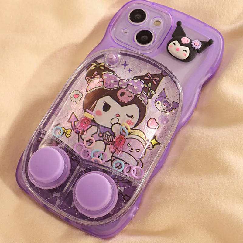 Cinnamoroll Kuromi Kawaii Anime Sanrio Phone Case Cute My Melody Suit for Apple 14 13 Pro Plus Mobile Phone Shell Toys for Girls