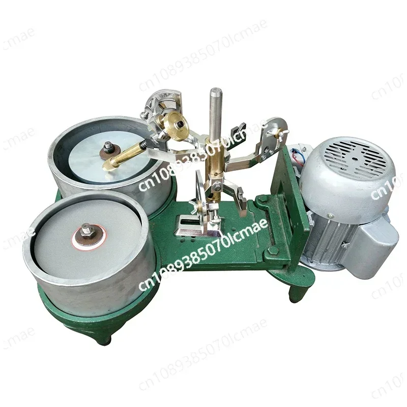 250W Gem Angle Machine Polishing and Polishing Double Disc Facet Machine Double Head Flat Grinder Grinding Machine