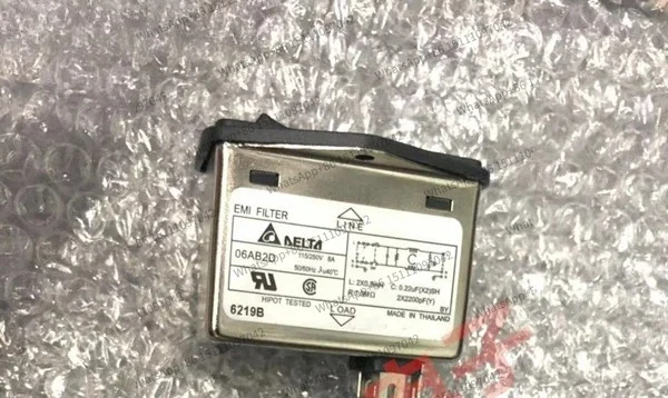 06AB2D brand new original AC power input module connector filter 115/250VAC