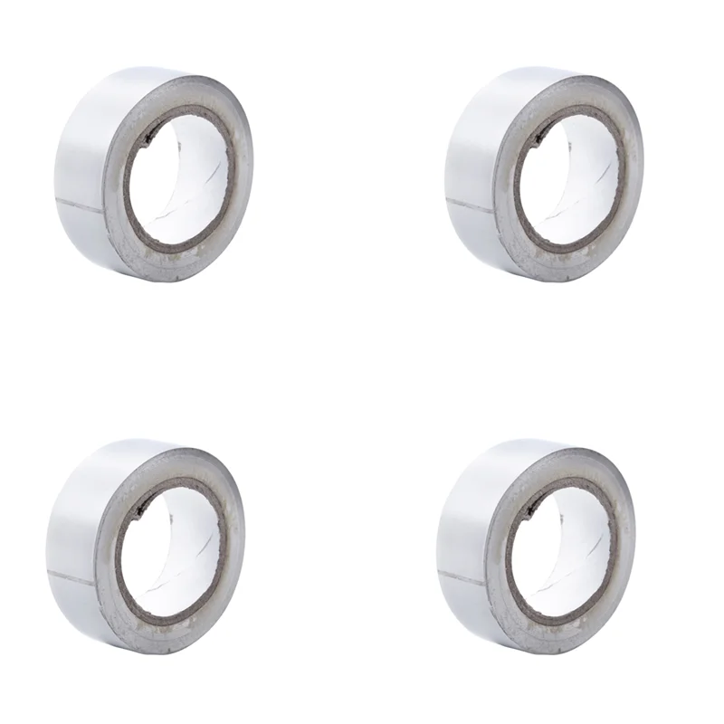 4 قطع 19 مم × 10 م شريط لاصق مقاوم للماء، أبيض #3