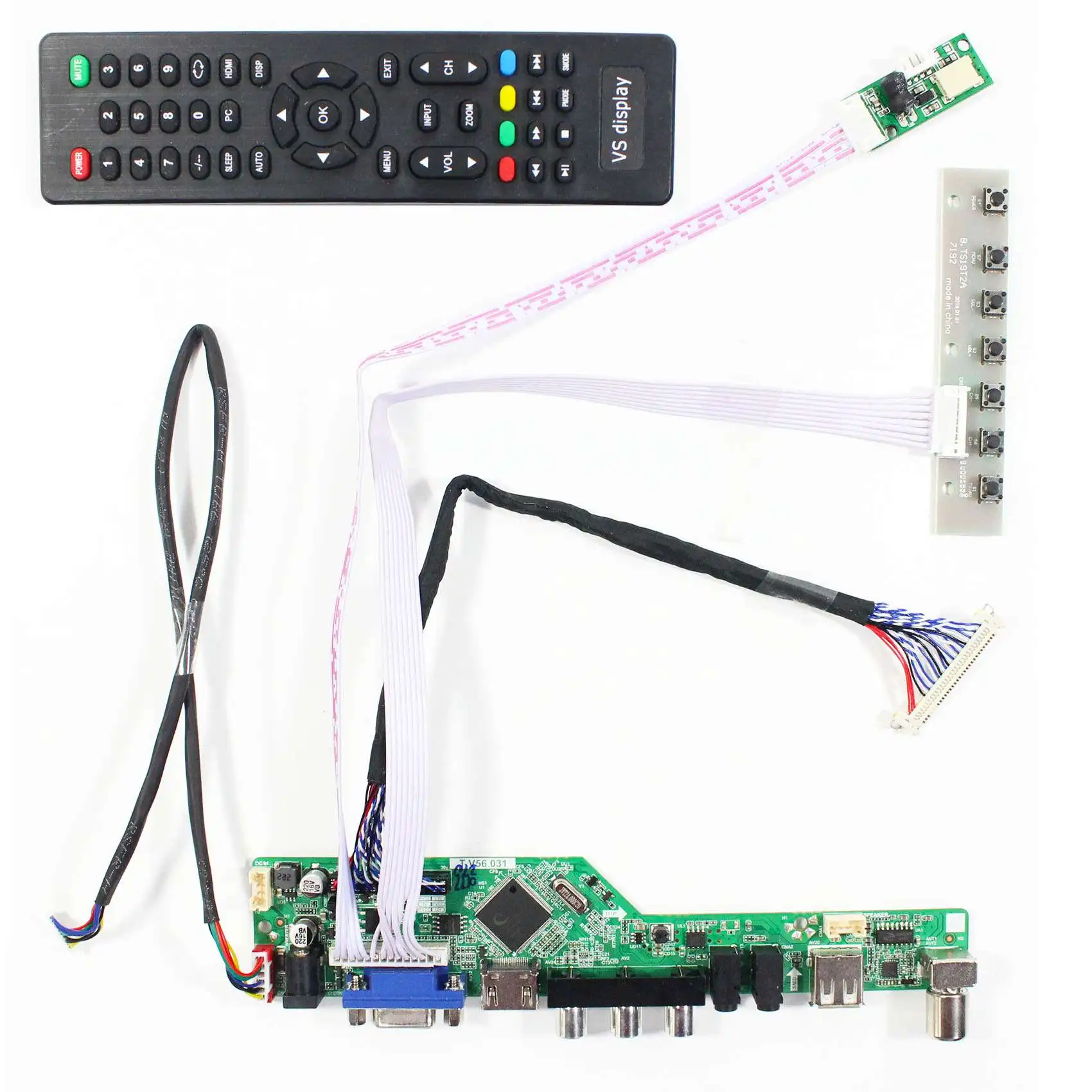 

Fit To 13.3inch LQ133M1LW02 1920x1080 LCD Screen HD MI VGA AV USB LCD Controller