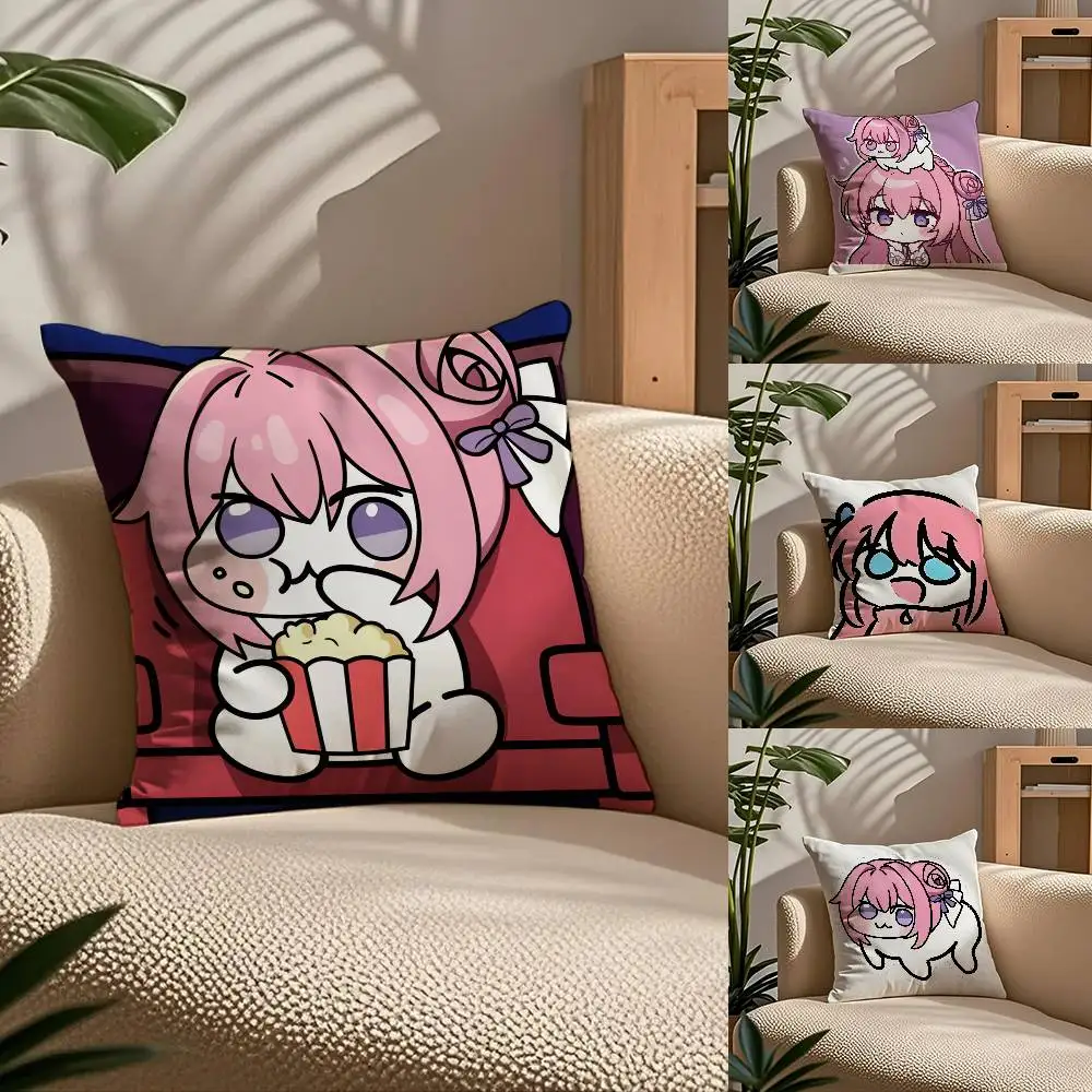 

D-Dorothy DORO C-Cartoon Anime Pillow Case Comfort Sofa Bed Silky Elegant Invisible Zipper Custom Decorative Cushion Cover