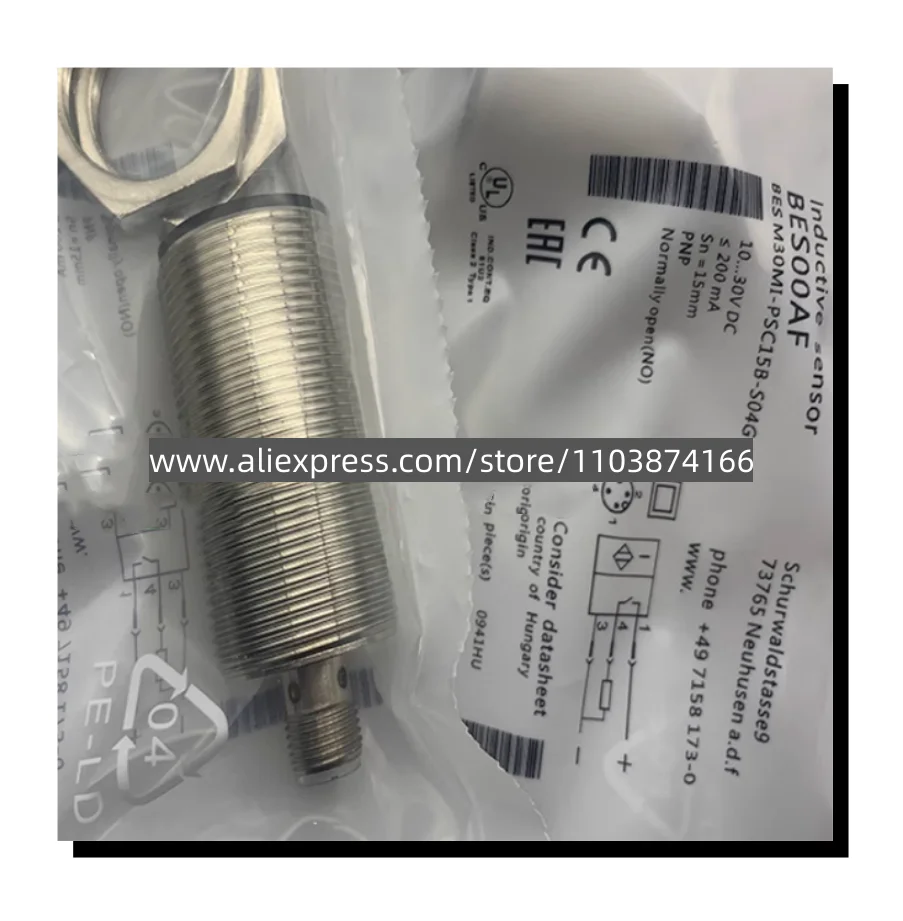 

New proximity switch BES00AH BES M30MI-PSC15B-S04K