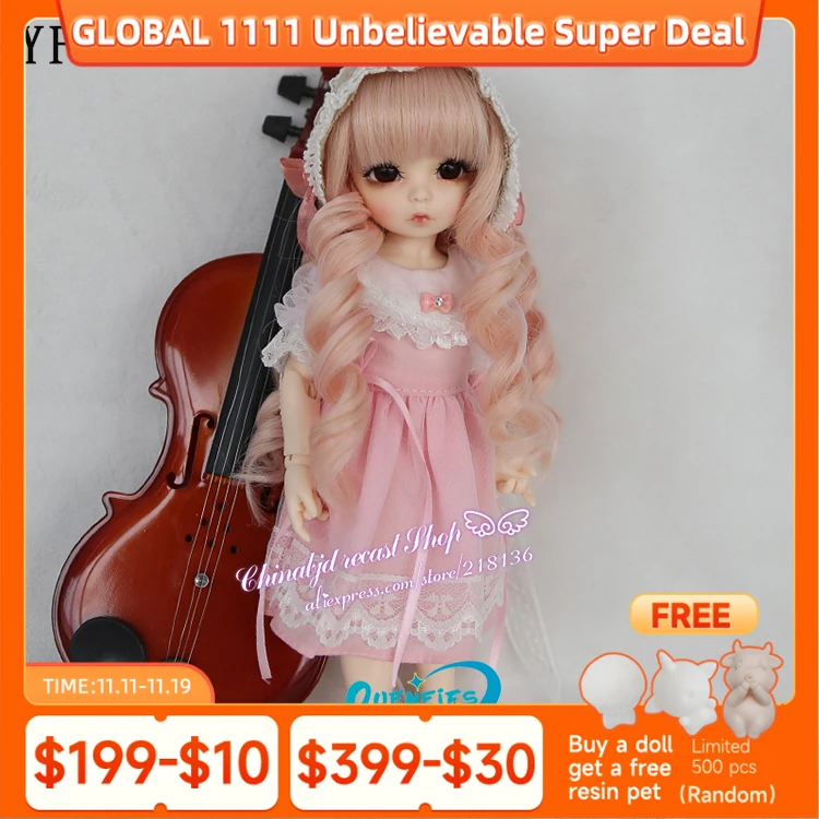 

BJD SD Doll Clothes 1/6 Princess Dress Style Kawaii For Lati Littlefee LCC Body YF6-01/02/15/20 Doll Accessories