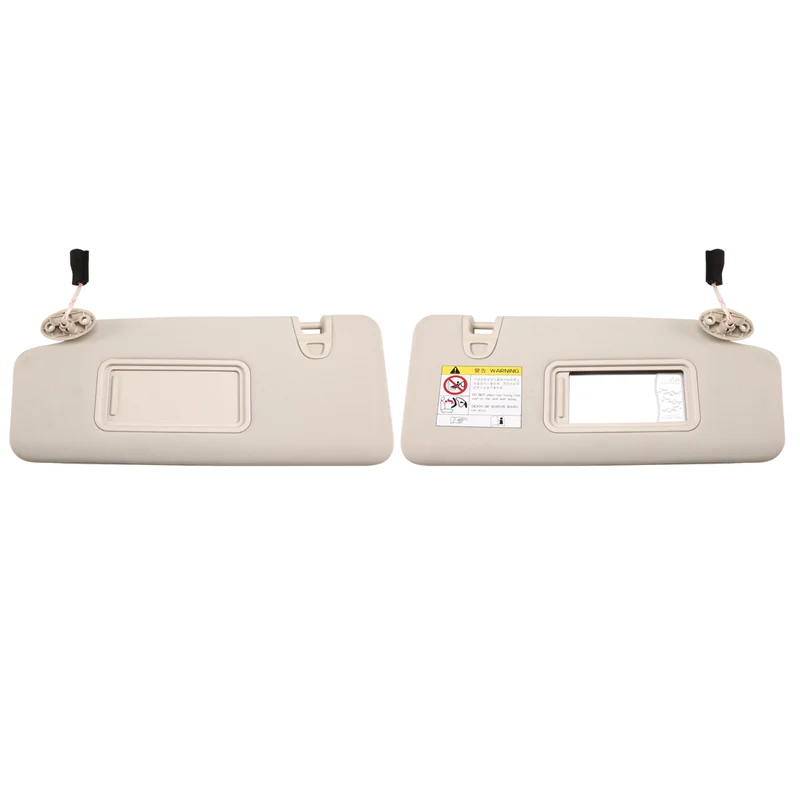 

ABXN-1Pair Car Sun Visor Inside Sunshade Gray For Jetour X90