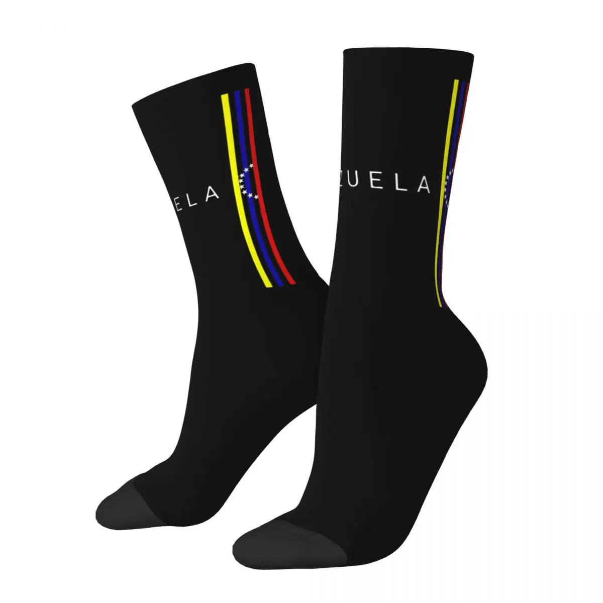 Venezuela Flag Venezuelan Socks Men's Women's Funny Happy Socks Novelty Spring Summer Autumn Winter Socks Gifts