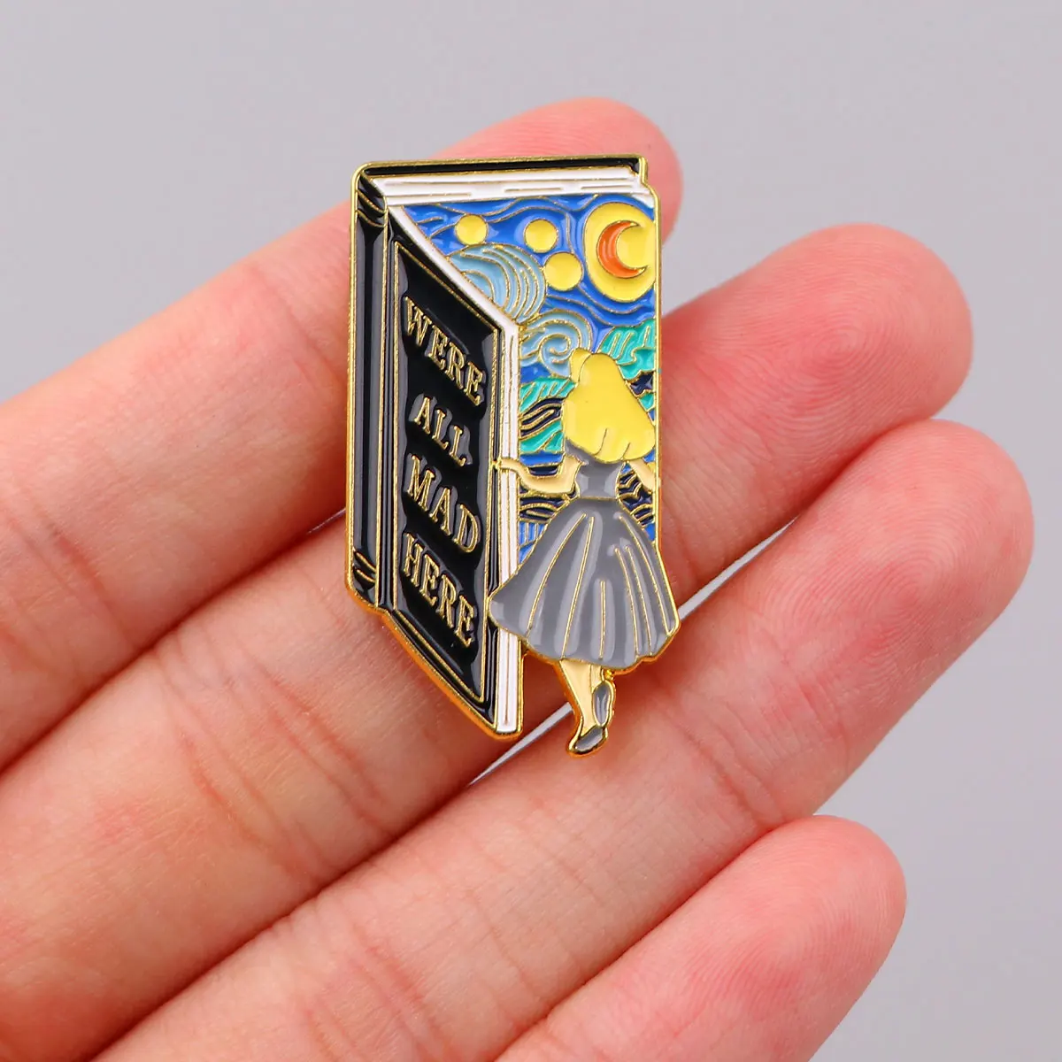 Cute Cartoon Figure Pins Classic Anime Badges Brooches for Clothing Enamel Pin Woman's Badge Jewelry Accessories Gift for Friend image 2