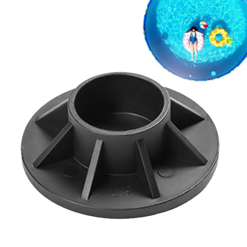 Pool Leg End Cover Pool Leg Cover Protective Lid Pool Bracket Lid Metal Frame Cover Pool Parts Base Foot Cover Vertical Leg End