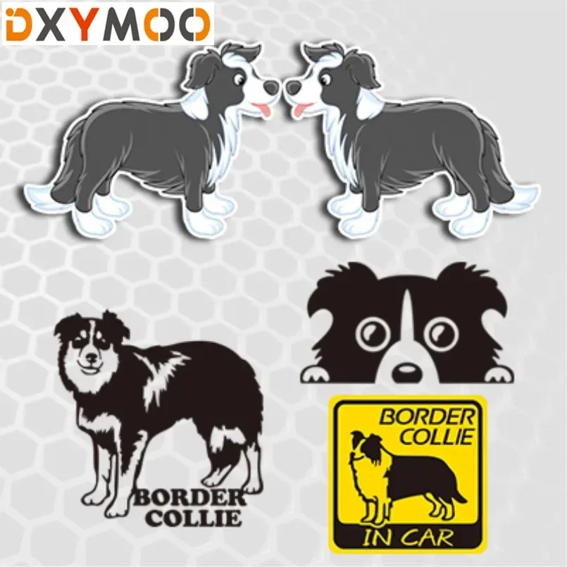 

Животное, домашнее животное, друг семьи, собака бордер-колли, предупреждение о машине, наклейка на окно автомобиля, наклейки, Стайлинг автомобиля 3 м
