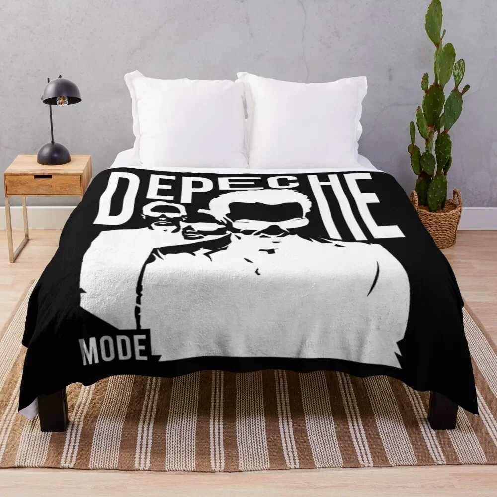 

depeche synthpop mode Throw Blanket Flannel Fleece Soft Warm Throw Blanket