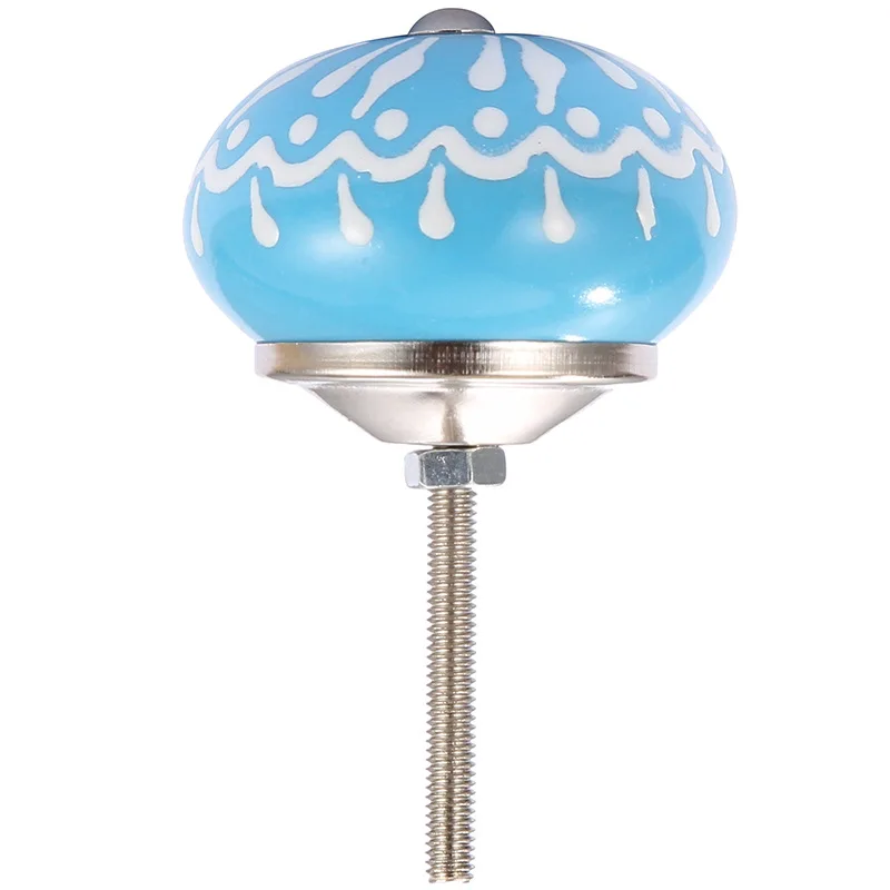 1x Ceramic Drawer Knobs Furniture Handle Kitchen Cabinet Knobs and Handles Cupboard Door Pull Handles Furniture Hardware