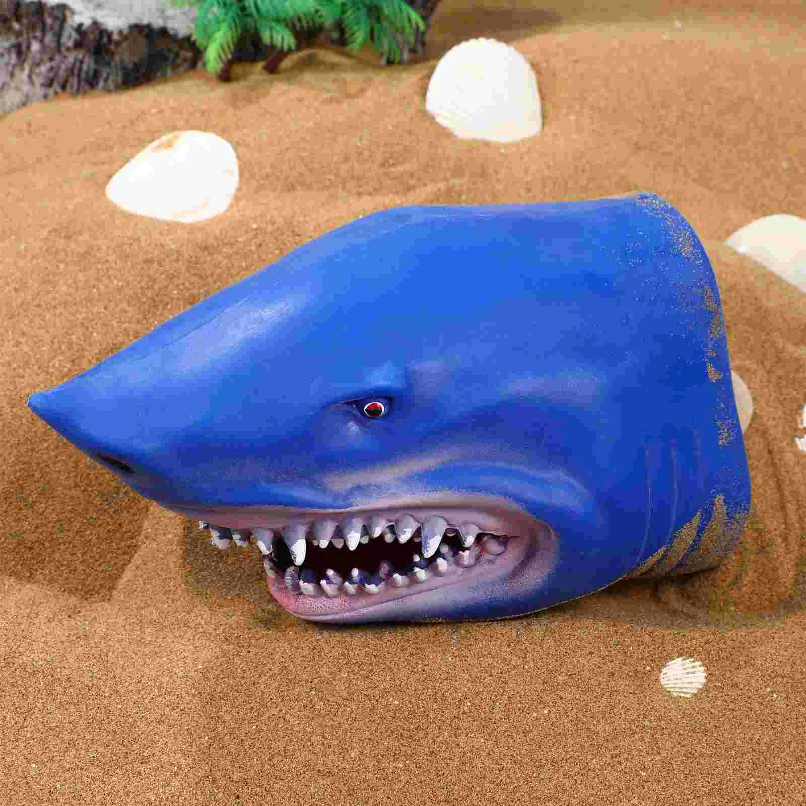 Shark Hand Puppet ของเล่นจินตนาการของเล่น Ocean สัตว์ถุงมือหุ่นของขวัญเด็กผู้ใหญ่เด็กหุ่นมือ