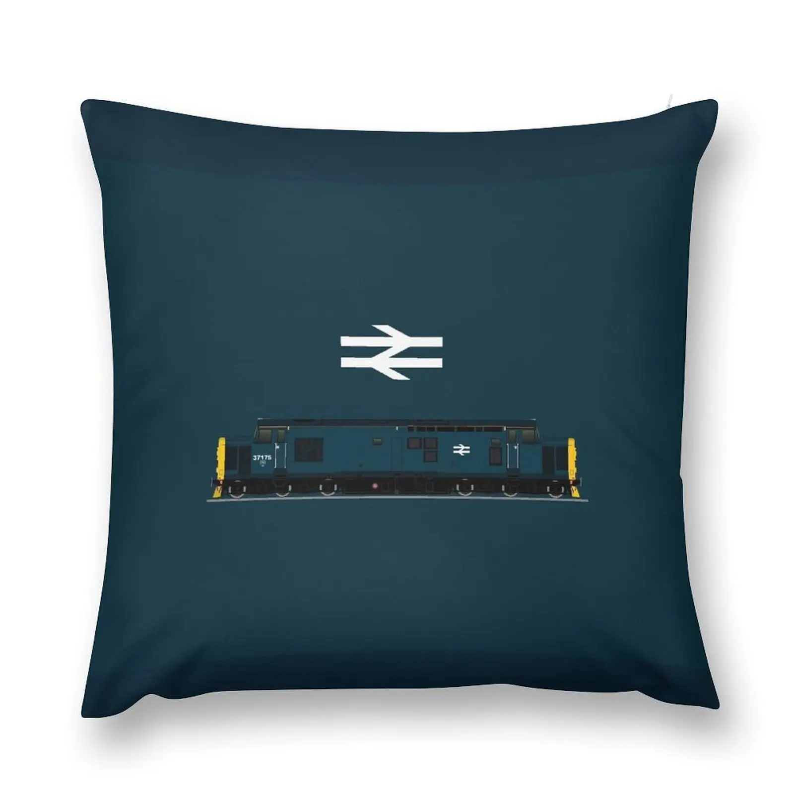 

BR BLUE CLASS 37 LOCOMOTIVE Throw Pillow Elastic Cover For Sofa Sofa Cushions Cover autumn decoration Decorative Cushions pillow