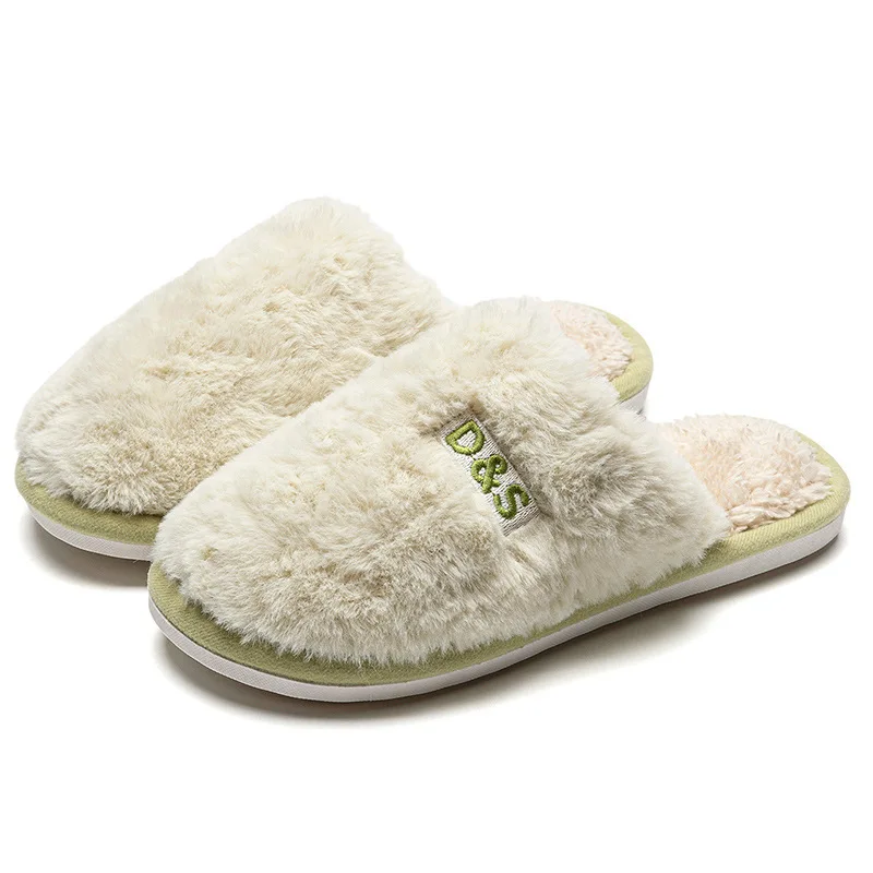 شباشب قطنية جديدة للنساء، أثاث منزلي داخلي للخريف والشتاء، شباشب قطيفة غير قابلة للانزلاق ودافئة للاستخدام المنزلي