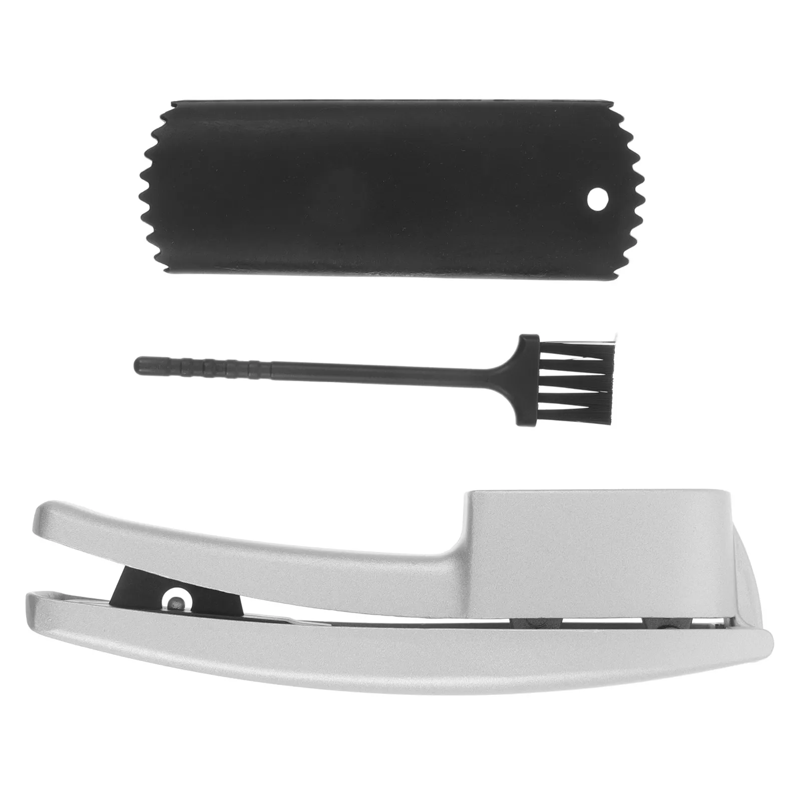 

1Set Multi-Function Manual Garlic Press Alloy Heavy Duty Rust-Proof Crusher Mincer Slicer with Peeler Brush Kitchen Tool Garlic