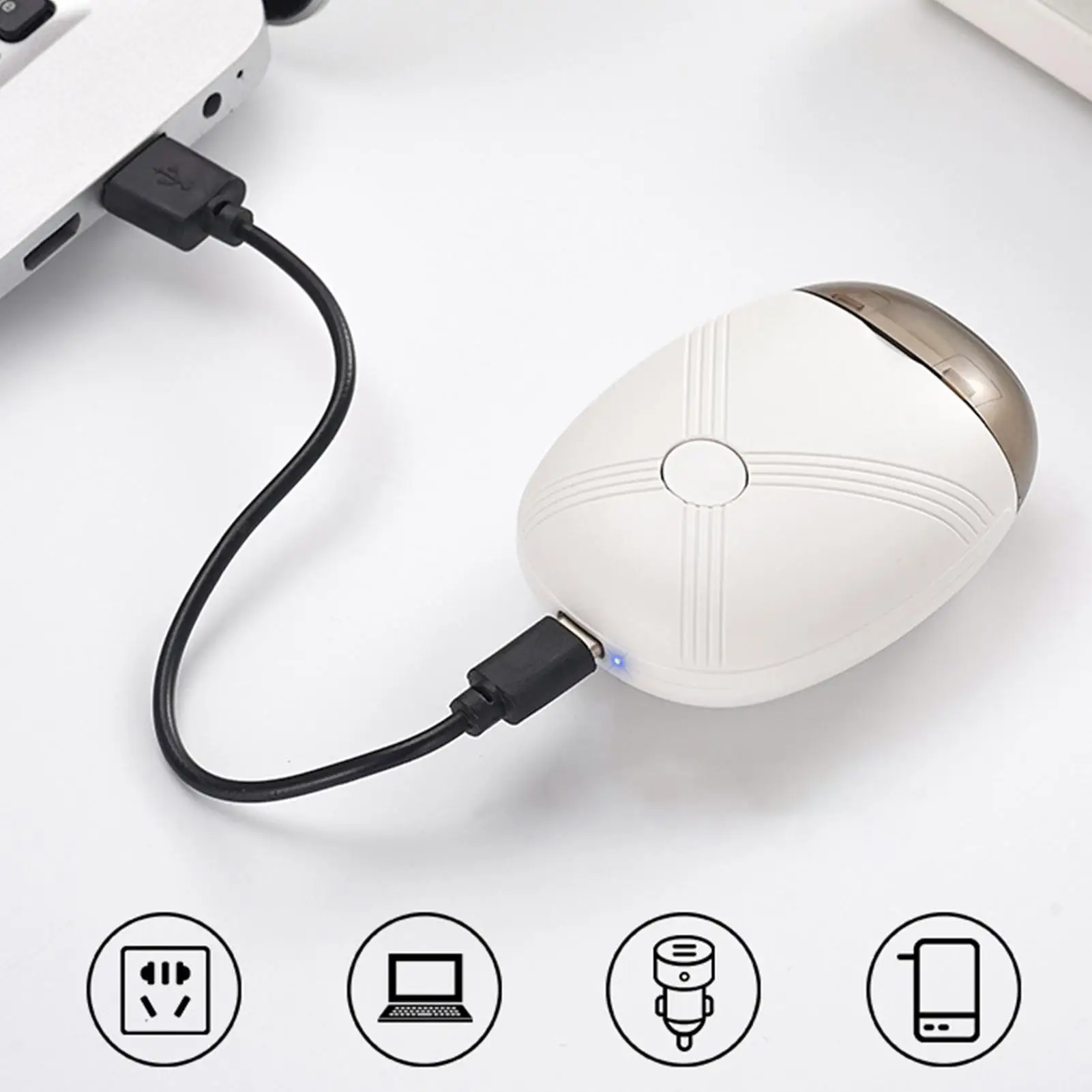 เครื่องตะไบเล็บไฟฟ้า 3 ระดับความเร็ว แบบชาร์จไฟได้ พร้อมไฟในตัว เครื่องตัดเล็บไฟฟ้าอัตโนมัติ สำหรับผู้ใหญ่ เด็ก และทุกเพศทุกวัย