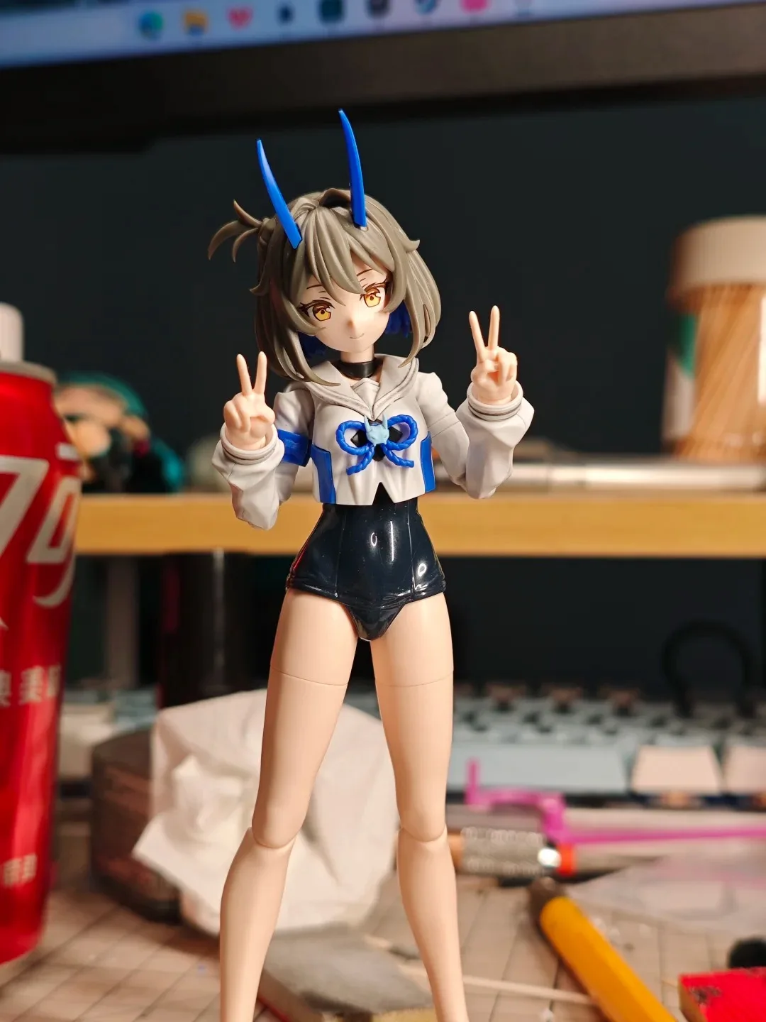 الصندوق الأصلي بانداي SHF 30MS MINUTES SISTERS SIS-N00 SOUREI COLOR B الشكل النهائي أطقم منمذجة أنيمي لعبة الحركة الكاملة الهدايا