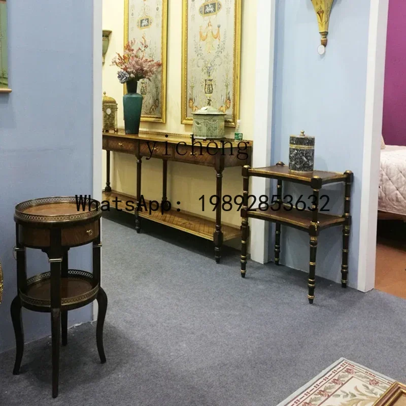

BB Flower Camphor Wood Skin, Flower Stand, Wood Color, Double Layer Flower Stand
