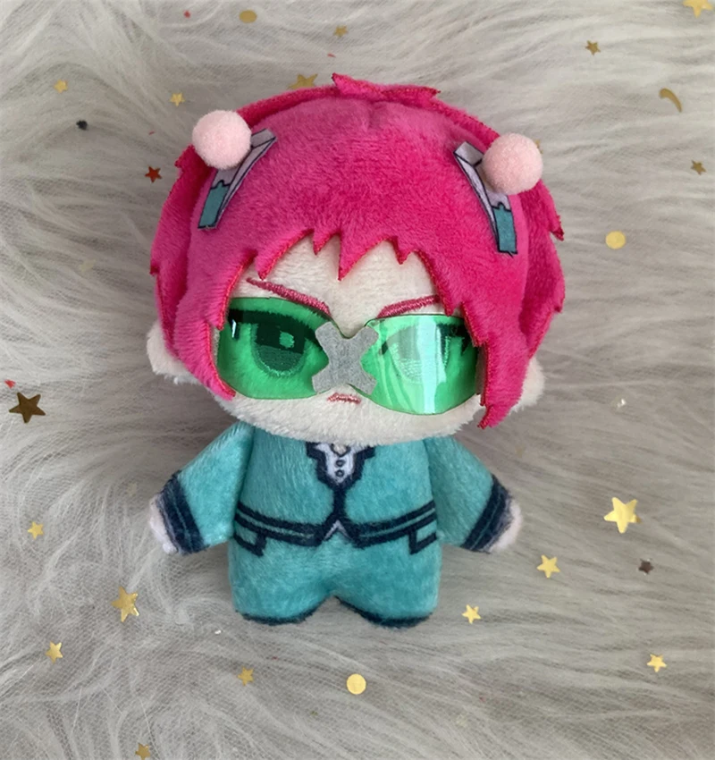 10cm Anime la vida desastrosa de Saiki Saiki Kusuo Teruhashi Kokomi Plushie colgante muñecos de peluche regalos de navidad