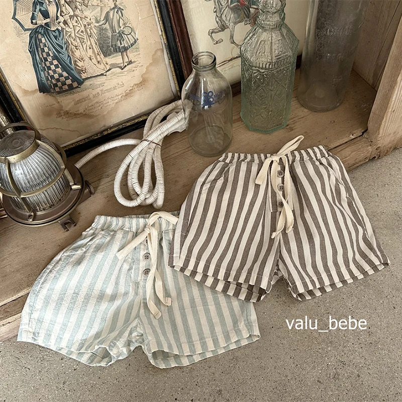 

0-5 Years Baby Boys Shorts Summer Cotton Breathable Kids Linen Cotton Short Pants for Children Beach Shorts Baby Trousers