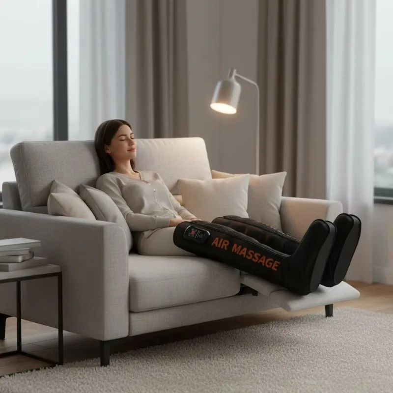 New Cross-border Leg Massager Air Pressure 8-Air-Chamber Timing Model A2 Pants Airbag Kneading Massage Thigh Foot Therapy