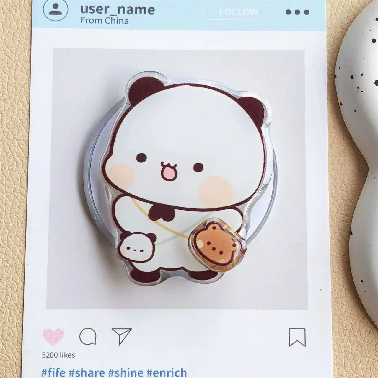 

Милый медведь, вращающийся мультяшный чехол для телефона Magsafe, магнитная подставка Griptok для iPhone, забавный складной чехол для беспроводной зарядки, держатель