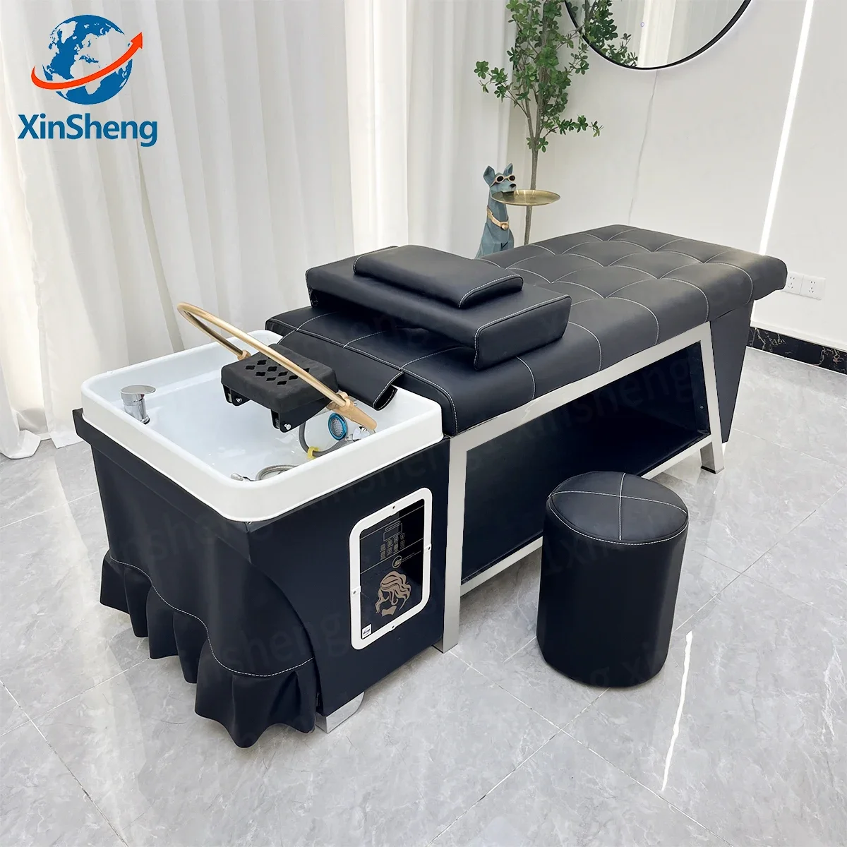

XinSheng Massage Table Massage Bed Shampoo Beds Head SPA Salon Furniture Hair Washing Equipment Beauty Care Bed Sofa Cushion