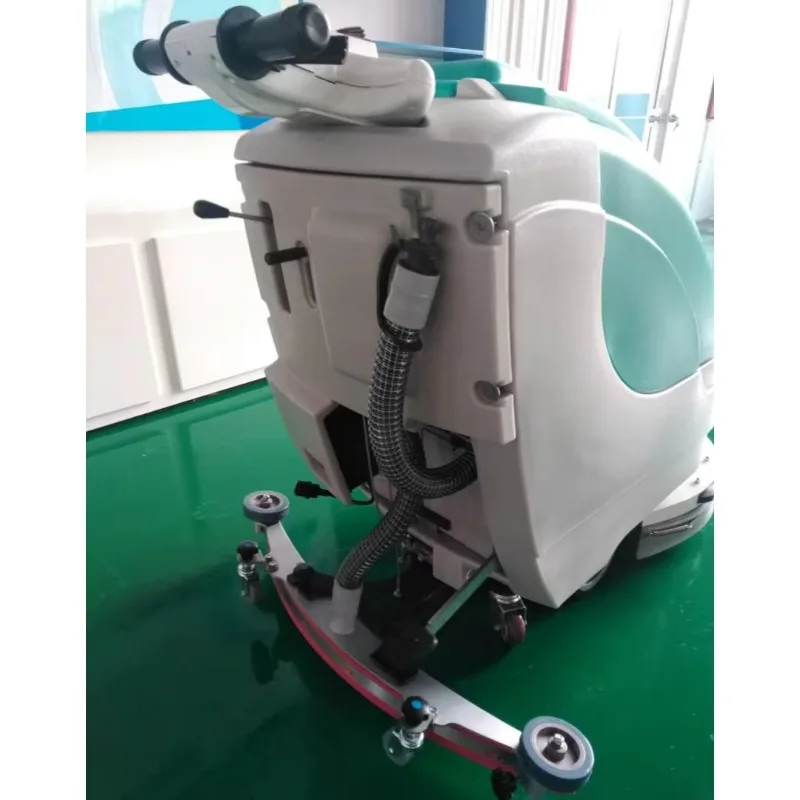 New Hot Sale Industrial Hand Push Ground Washing Machine Heavy Duty Floor Scrubber for Warehouse Marble Floor Cleaning