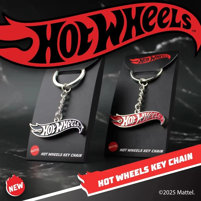 

Мужской брелок с логотипом Hot Wheels, мини-подвеска 2025, кольцо с радиоуправлением, модель автомобиля, игрушечный аксессуар для мальчиков