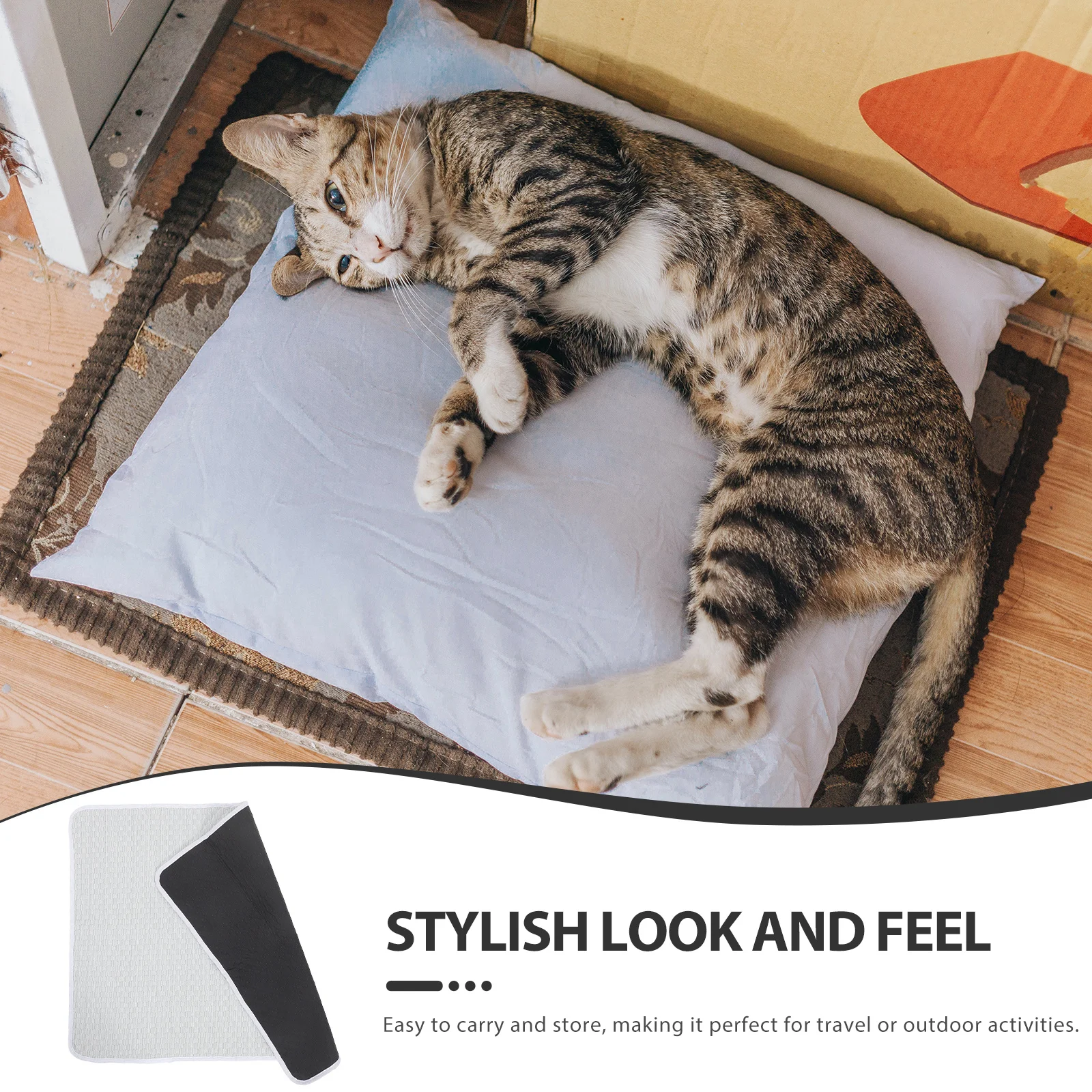 

Pet Cooling Mat For Dogs Cats Breathable Waterproof Summer Cooling Pad Bed Cage Car Use Nonskid Small Dog Bed Washable Pet Nest